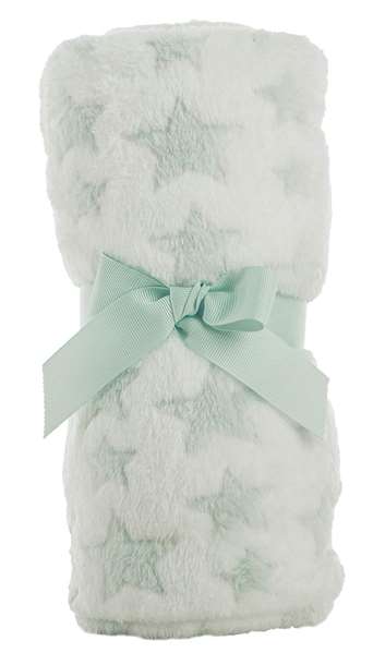 Creaciones Llopis Set Caja Asa Manta Coral 100 x 75 cm + Conejo Estre 24 cm