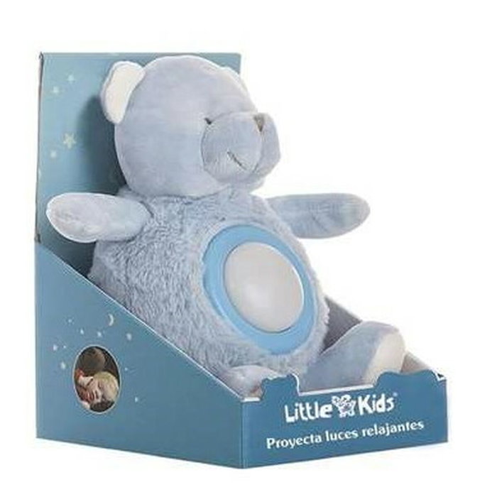 Creaciones Llopis Oso Azul Musical Con Luz 20 Cm
