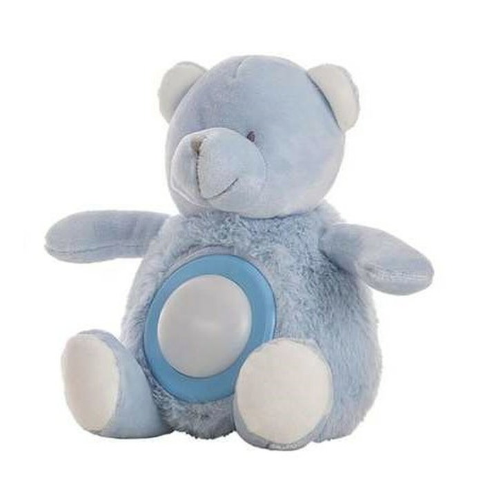 Creaciones Llopis Oso Azul Musical Con Luz 20 Cm