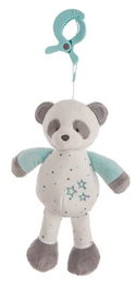 Creaciones Llopis Pinza Baby Panda Agua Marina Sonajero 25cm Poliéster
