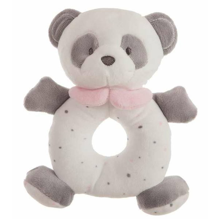 Creaciones Llopis Sonajero Peluche Baby Panda Rosa 20 Cm