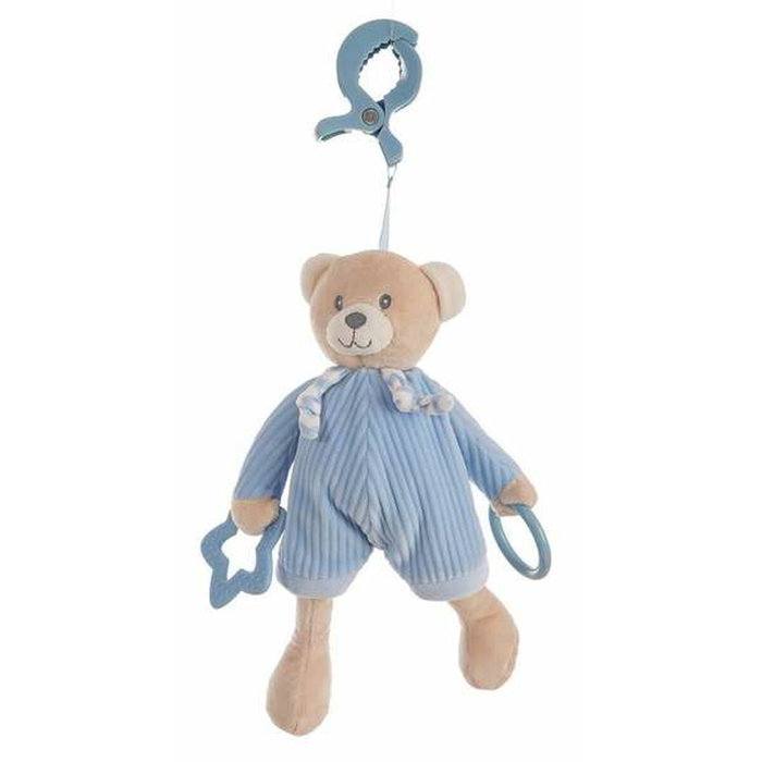Creaciones Llopis Pinza Activity Oso Azul Terciopelo 26 Cm