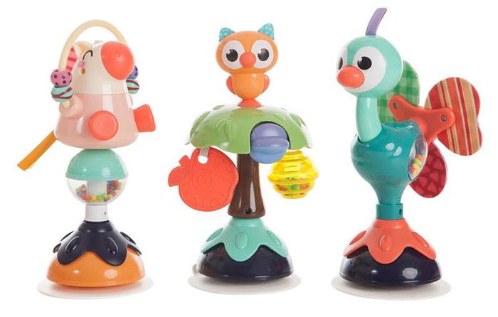 Creaciones Llopis Sonajero con ventosa buho 25x12 cm