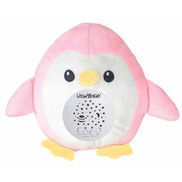Creaciones Llopis Proyector Pingüino Rosa con Música 22 cm