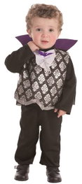 Creaciones Llopis Disfraz Bebe Vampiro Plata talla 1-2 años