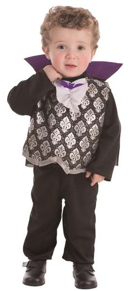 Creaciones Llopis Disfraz Bebe Vampiro Plata talla 1-2 años Creaciones Llopis Disfraz Bebe Vampiro Plata talla 1-2 años