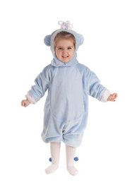 Disfraz para Bebés Azul Oso de Peluche (3 Piezas)