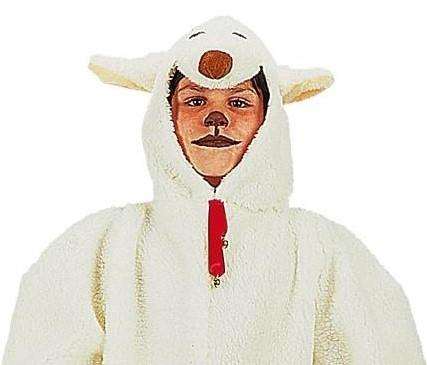 Creaciones Llopis Disfraz Infantil Ovejita Peluche T-5 Talla 11-13 Años