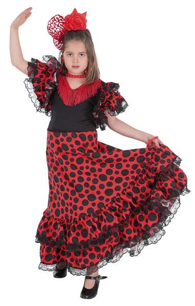 Creaciones Llopis Disfraz Infantil Sevillana T-4 9-11 Años Creaciones Llopis Disfraz Infantil Sevillana T-4 9-11 Años