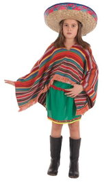 Creaciones Llopis Disfraz Infantil Mexicana T-2 7-9 Años