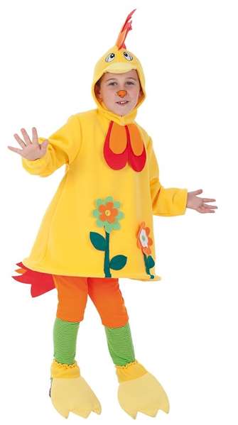 Creaciones Llopis Disfraz Infantil Gallo loco talla 1 (3-5 Años) extra_attributes.attribute_2_Contenido caja: VESTIDO, POLOLOS, CAPUCHA Y PIES Creaciones Llopis Disfraz Infantil Gallo loco talla 1 (3-5 Años) extra_attributes.attribute_2_Contenido caja: VESTIDO, POLOLOS, CAPUCHA Y PIES
