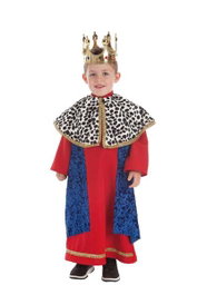 Creaciones Llopis Disfraz Infantil Rey Mago Capa Azul T-1 (3-5 Años)