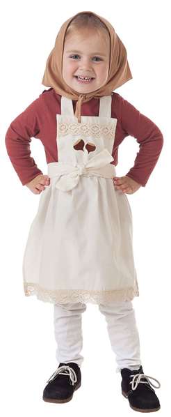 Creaciones Llopis Disfraz de Castañera Cotton Daría Delantal Marrón T-3 (7-9 Años) Creaciones Llopis Disfraz de Castañera Cotton Daría Delantal Marrón T-3 (7-9 Años)