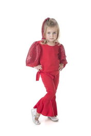 Creaciones Llopis Disfraz Infantil Carrá T-3 Rojo 7-9 Años