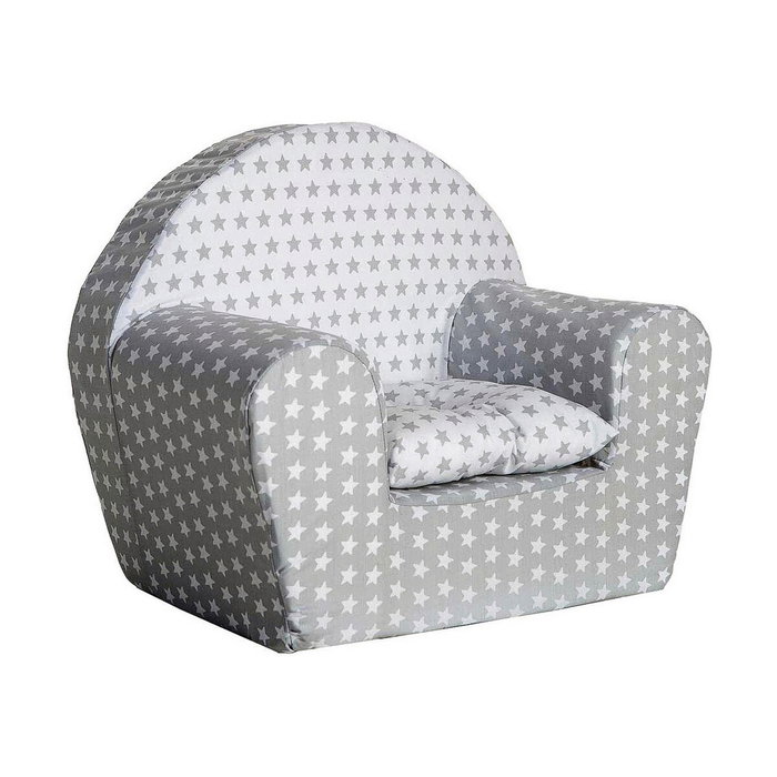 Creaciones Llopis Sillón Estrellas Gris/Blanco con Cojín Creaciones Llopis Sillón Estrellas Gris/Blanco con Cojín