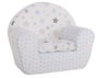Creaciones Llopis Sillón Azul y Estrellas Gris con Cojín
