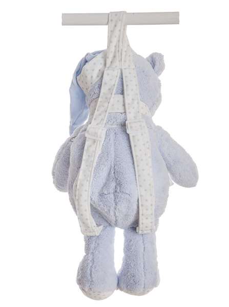 Creaciones Llopis Mochila Oso Azul Rizo 50 Cm Creaciones Llopis Mochila Oso Azul Rizo 50 Cm