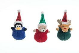 Creaciones Llopis X´Mas 14Cm Peluches Bola Plástico Surtidos 6 Unidades