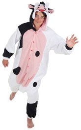 Creaciones Llopis Disfraz Adulto Vaca graciosa Funny Cow Talla L