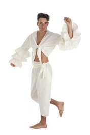 Creaciones Llopis Disfraz Adulto Cubano Beige Talla XL