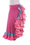 Creaciones Llopis Disfraz Adulto Falda Sevillana Fuxia Baile Talla M