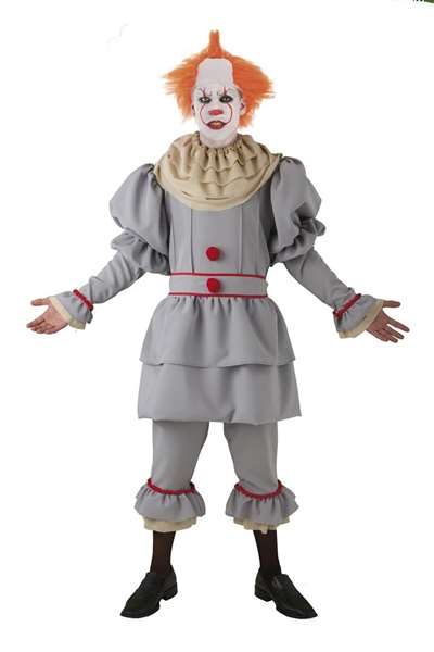 Creaciones Llopis Disfraz Payaso Terror Adulto Talla XL Pantalón Vestido Cuello Cinturón Peluca Creaciones Llopis Disfraz Payaso Terror Adulto Talla XL Pantalón Vestido Cuello Cinturón Peluca