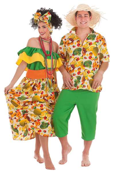 Creaciones Llopis Disfraz Cubano Frutas T-L Talla L Adulto Incluye Pantalón Camisa Sombrero Creaciones Llopis Disfraz Cubano Frutas T-L Talla L Adulto Incluye Pantalón Camisa Sombrero