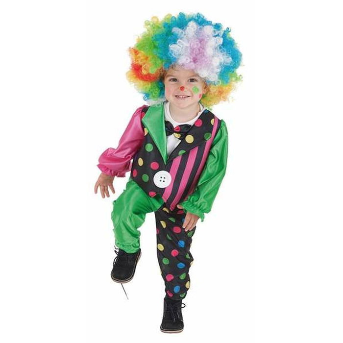Creaciones Llopis Disfraz Bebé Payaso Rayas talla 0-12 Meses