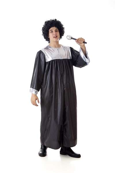 Creaciones Llopis Disfraz Adulto Gospel Plata Negro Talla L Creaciones Llopis Disfraz Adulto Gospel Plata Negro Talla L