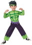 Creaciones Llopis Disfraz Infantil Musculoso Verde T-S 3-6 Años