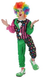 Creaciones Llopis Disfraz Infantil Payaso Rayas T-L 10-12 Años