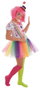 Creaciones Llopis Disfraz Infantil Payasa Arco Iris T-M 7-9 Años