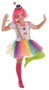 Creaciones Llopis Disfraz Infantil Payasa Arco Iris T-L 10-12 Años