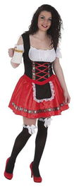 Creaciones Llopis Disfraz Adulto Alemana Talla L Vestido y Saya