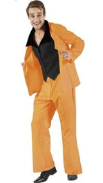 Creaciones Llopis Disfraz Adulto Traje Chaqueta Naranja Talla L