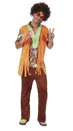 Creaciones Llopis Disfraz Adulto Hippie Talla XL