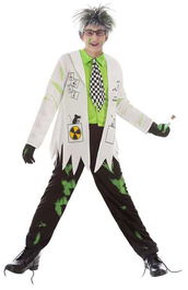 Creaciones Llopis Disfraz Adulto Científico Loco Talla M/L