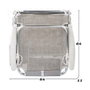 Color Baby Silla de Playa Plegable Ibiza con Cojín y Bolso, Beige