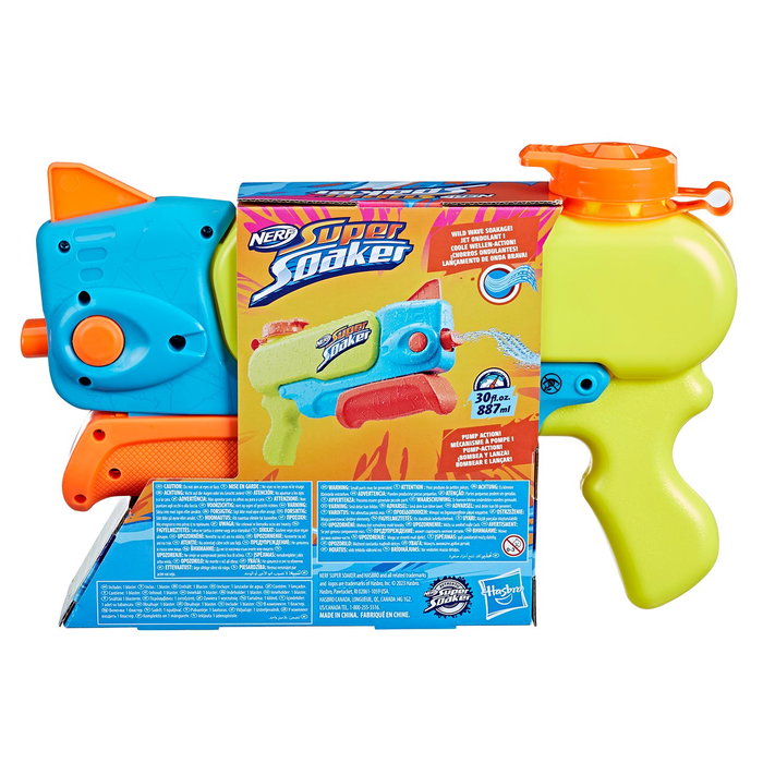 Hasbro Super Soaker Wave Spray Pistola de Agua con 887ml de Capacidad para +6 Años