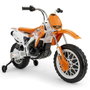 Injusa Moto Cross KTM SX 12V con Banda de Goma en Rueda Trasera 116x58,5x80 cm