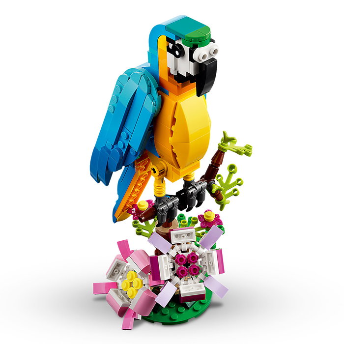 Lego Creator 31136 Loro Exótico, Set de Construcción 3en1, para Niños +7 Años