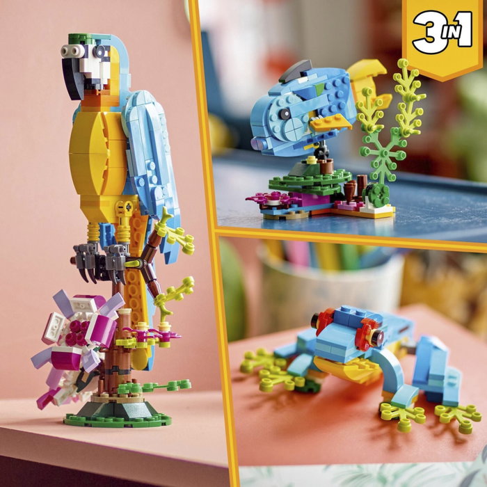 LEGO Creator Loro Exótico 31136, Set de Construcción 3en1 LEGO Creator Loro Exótico 31136, Set de Construcción 3en1