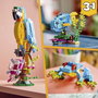 LEGO Creator Loro Exótico 31136, Set de Construcción 3en1