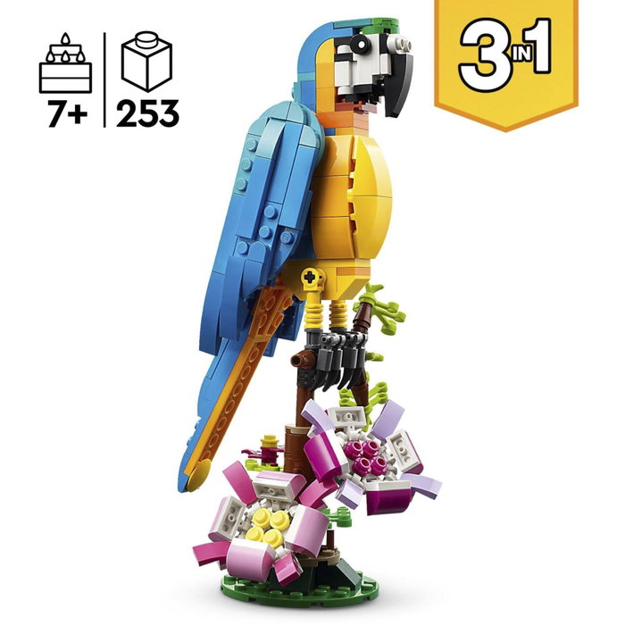 LEGO Creator Loro Exótico 31136, Set de Construcción 3en1 LEGO Creator Loro Exótico 31136, Set de Construcción 3en1