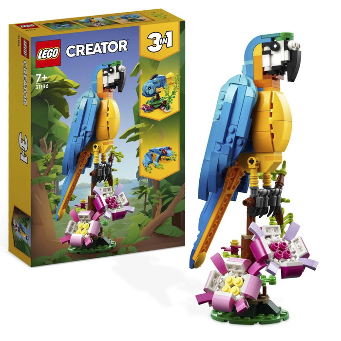 LEGO Creator Loro Exótico 31136, Set de Construcción 3en1 LEGO Creator Loro Exótico 31136, Set de Construcción 3en1