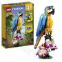LEGO Creator Loro Exótico 31136, Set de Construcción 3en1