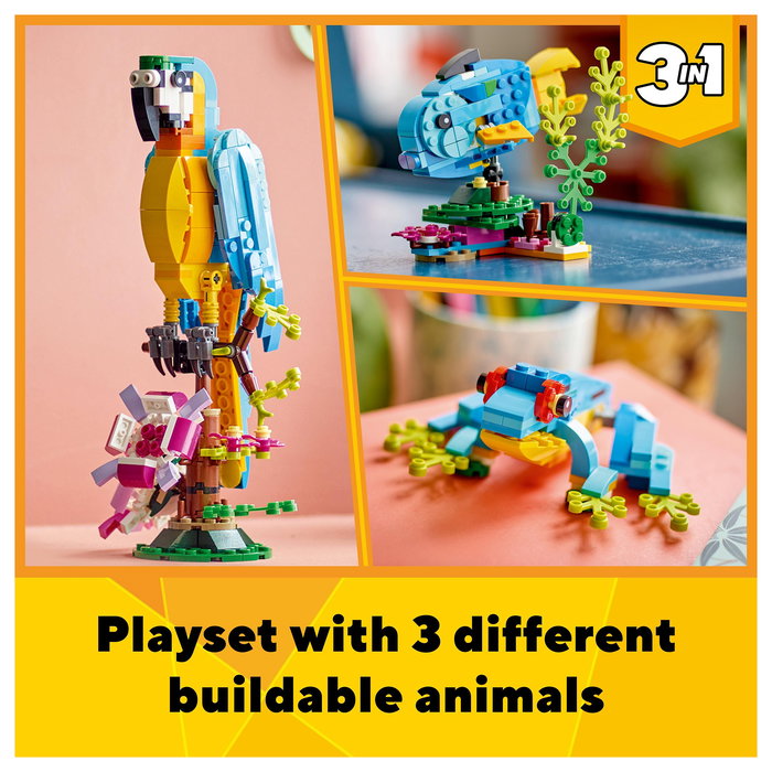 LEGO Creator 31136 Loro Esotico