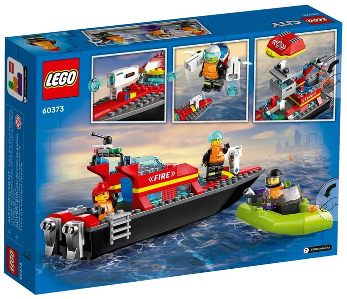 Lego City Lancha de Rescate de Bomberos 60373