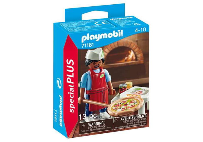 Playmobil Figura Pizzero Special Plus Juguete para Niños a Partir de 4 Años de Plástico