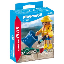 PLAYMOBIL Ecologista Especial Plus 71163 Figuras de Acción (Español, Francés, Alemán, Italiano, Portugués, Inglés) +4 años